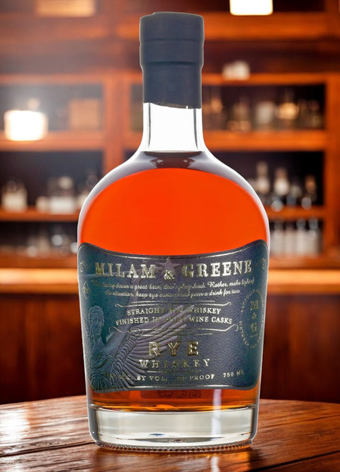 Milam & Greene Texas Straight Rye finished in Port Cask 47%
