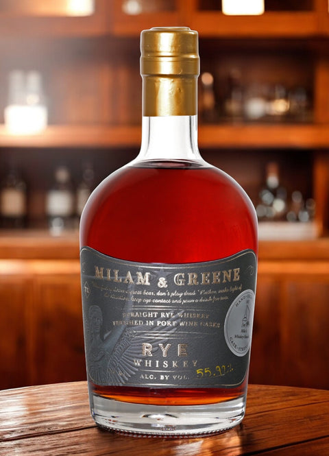 Milam & Greene Texas Straight Rye finished in Port Cask Cask Strength 55,92%
