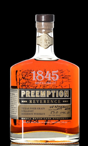 1845 Preemption - Reverenz  four Grain Bourbon 57%