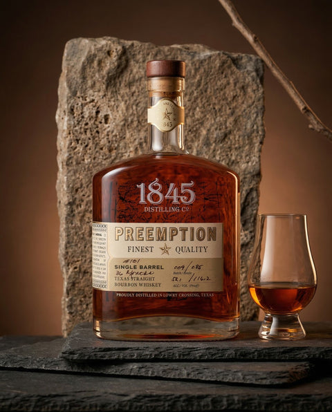 1845 Preemption Texas Straight Bourbon Single Barrel 58,1%