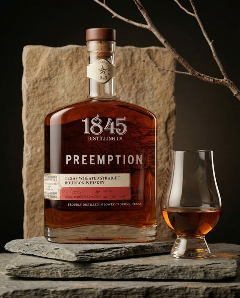 1845 Preemption Texas Straight Wheat Bourbon 50%