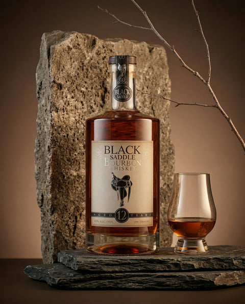 Black Saddle Straight Bourbon 12 Yr. 45%