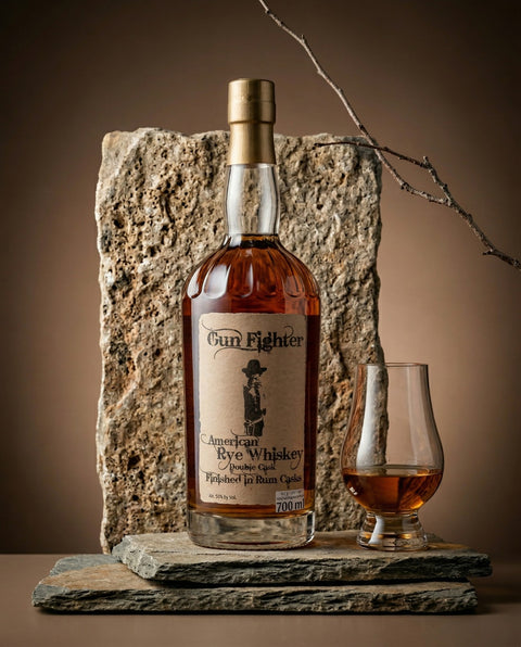 Gun Fighter American Rye 50% finish in Rum Barrels
