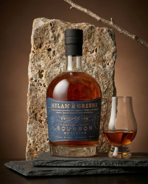Milam & Greene Triple Cask Blende of Straight Bourbon 47%